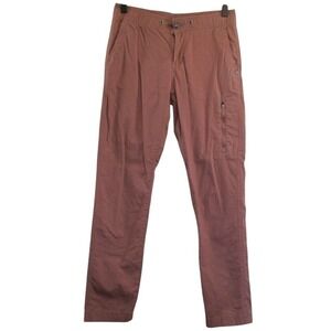 Vuori Women's Organic Cotton Blend Ripstop Cargo Pants size XS Pink Activewear